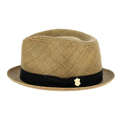Chapeaux Porkpie Ibra Panama Brun - Bailey Reference : 12827 | Chapellerie Traclet