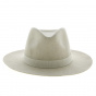 Fedora Hat Felt Wool Ecru - Traclet