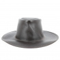 Brown Leather Australian Traveller Hat - Traclet