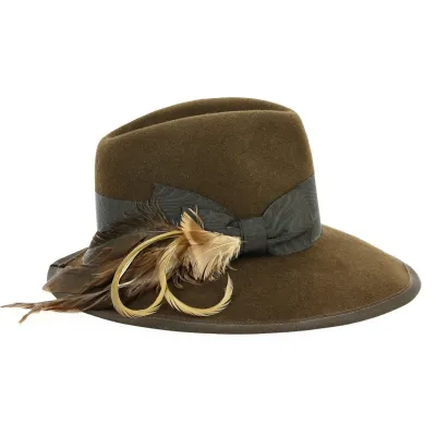 Chapeau Traveller Capo Laine Marron - Traclet Reference : 12836 | Chapellerie Traclet