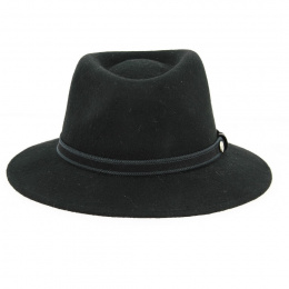 Fedora Hat Widem Wool Felt Black - Traclet