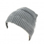 Amonite Cotton Heathered Knit Beanie - Traclet