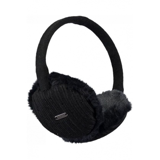 Cache-Oreilles Pliable Noir Fausse Fourrure - Barts Cache-Oreilles Pliable Noir Fausse Fourrure - Barts