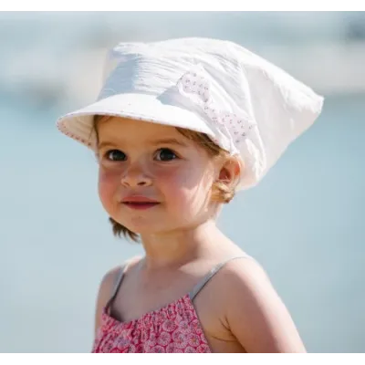 Baby Cap "Chloé" Bandana UV Protection Red - Soway Reference: 12863 | Traclet Hat Shop