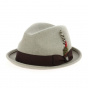 Trilby Hat Gain Natural Heathered Wool Felt - Brixton