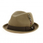 Trilby Gain Felt Wool Khaki/Bronze Hat - Brixton