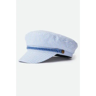 Casquette Marin Ashland Rayures Bleu - Brixton Reference : 12250 | Chapellerie Traclet