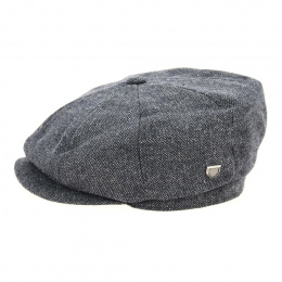 Casquette Gavroche Brood Baggy Laine Gris Navy - Brixton