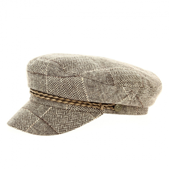 Sailor Cap Ashland Chevron Tan Brown - Brixton