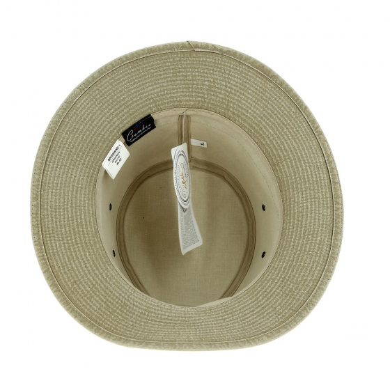Chapeau Safari Brisbane Beige Coton - Crambes