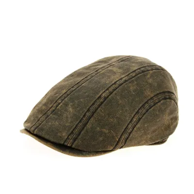 Casquette Bec de Canard Coton Marron Vieilli - Traclet Reference : 12932 | Chapellerie Traclet