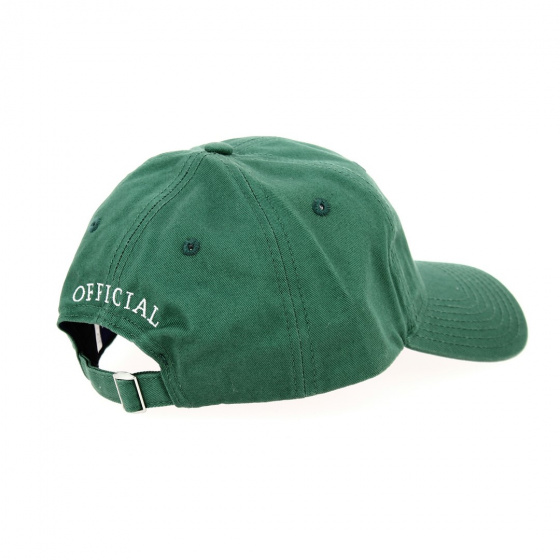 Green Cotton Miles Strapback Cap - Official