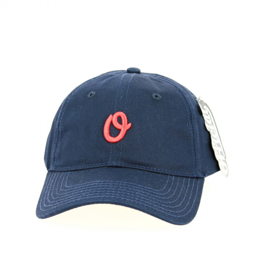 Miles Strapback Cotton Cap Navy - Official