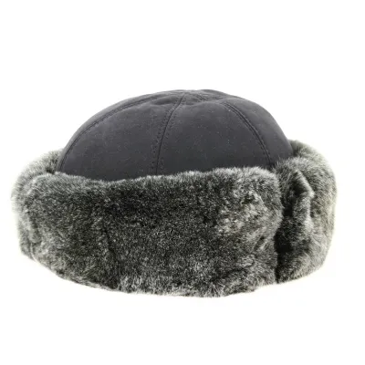 Grey Rabbit Fur Idea Toque - Traclet Reference: 12942 | Traclet Hat Shop
