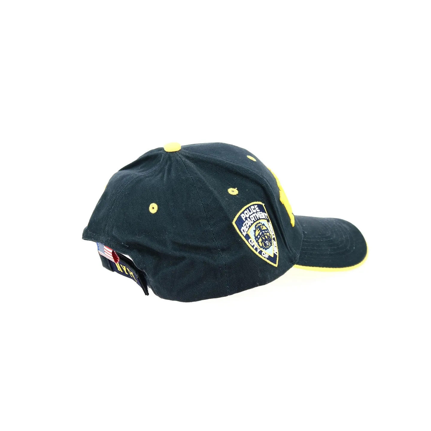Casquette Baseball NYPD Marine & Jaune - Traclet Reference : 12944 | Chapellerie Traclet