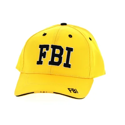 Casquette Baseball Américaine FBI Coton - Traclet Reference : 12947 | Chapellerie Traclet