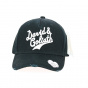 David and Goliath Cotton Baseball Cap Black - Traclet