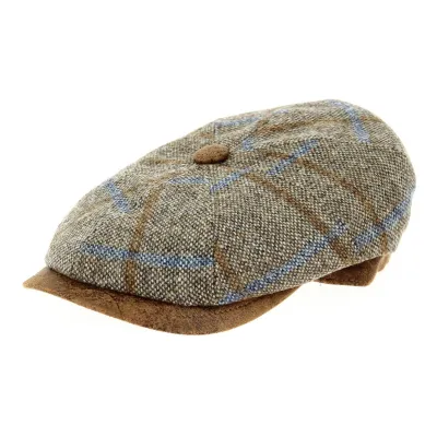Casquette 8 Côtes Fallon Laine Marron - Traclet Reference : 12960 | Chapellerie Traclet