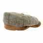 8 rib Fallon brown wool cap - Traclet
