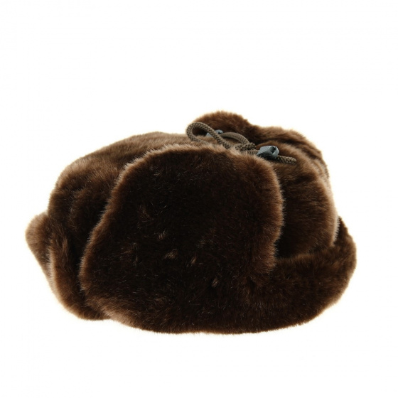 Louis Toque Brown/Tawny Acrylic Faux Fur - Traclet