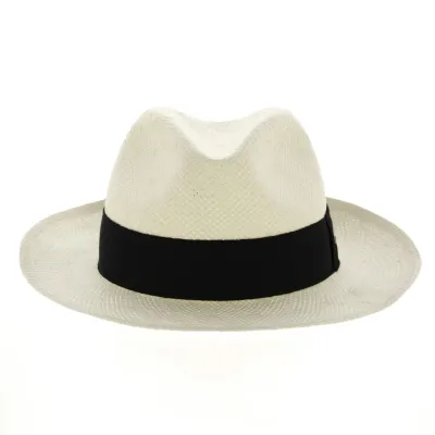 Chapeau Panama Petit Moden Blanc - Traclet Reference : 12984 | Chapellerie Traclet