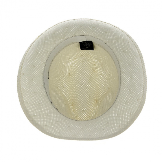 White Small Moden Panama Hat - Traclet