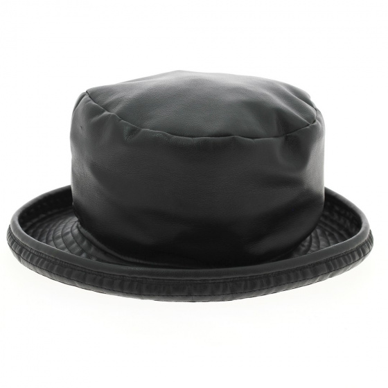 High quality faux leather bucket hat