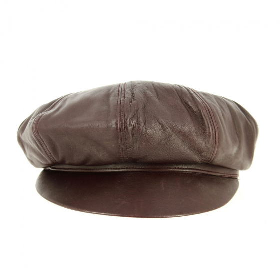 Casquette Gavroche Cuir Véritable - Traclet