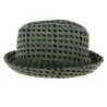 Chapeau Trilby Tweed Jacquard Vert - Kangol Reference : 13001 | Chapellerie Traclet