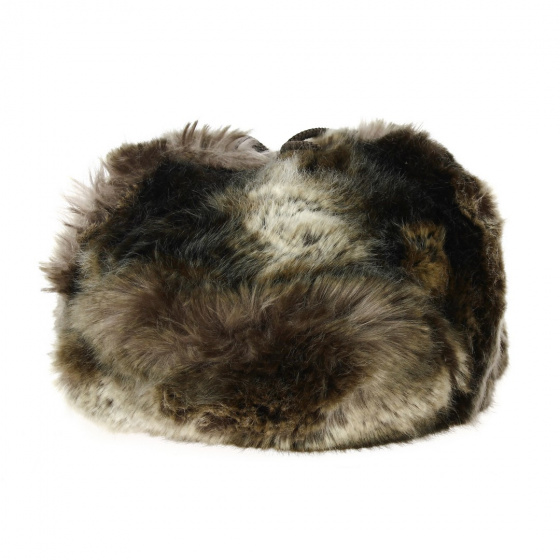 Toque Michel Fausse Fourrure Acrylique Fauve - Traclet Toque Michel Fausse Fourrure Acrylique Fauve - Traclet