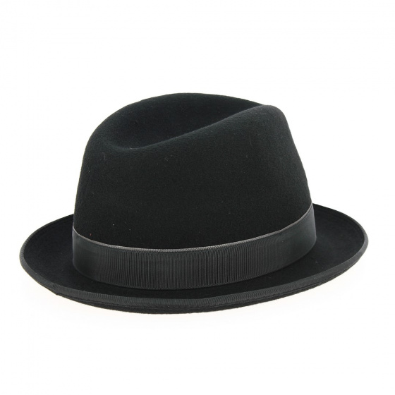 Sandata Player Hat Black Wool Felt - Stetson
