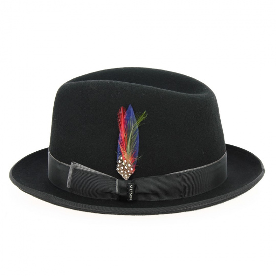 Chapeau Player Sandata Feutre Laine Noir - Stetson Chapeau Player Sandata Feutre Laine Noir - Stetson