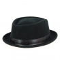 Porkpie Diamond Vitafelt Hat Black - Stetson