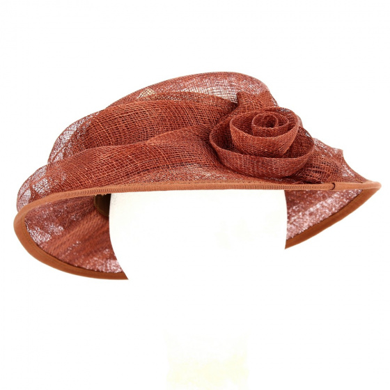 Aliska Flower Straw Ceremony Hat - Traclet