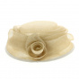 Aliska Flower Straw Ceremonial Hat - Traclet