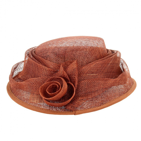 Aliska Flower Straw Ceremony Hat - Traclet