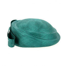 Natural Straw & Strass Ceremonial Hat - Traclet