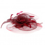 Ceremonial Hat Chaploir Straw & Sisal Burgundy - Traclet