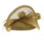 Beige Straw & Sisal Ceremonial Hat - Traclet