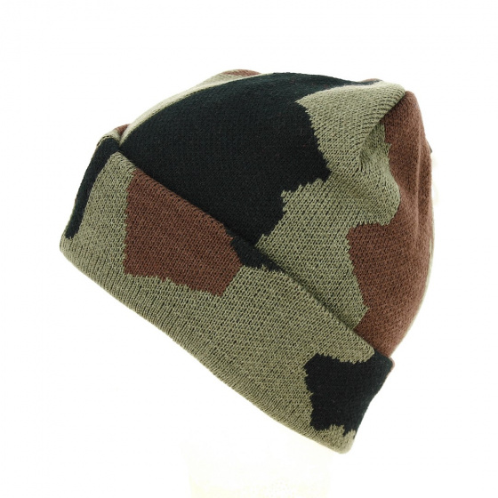 Camouflage Cuffed Beanie - Traclet