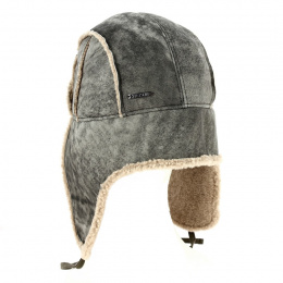 Chapka Aviateur Lambskin Cuir & Coton - Stetson