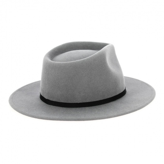 Grey Wool & Cashmere Fedora Series Hat - Stetson