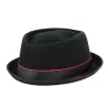 Chapeau Porkpie Diamond Forza Laine & Cachemire Noir - Stetson Reference : 13089 | Chapellerie Traclet