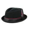 Chapeau Porkpie Diamond Forza Laine & Cachemire Noir - Stetson