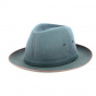 Blue Cotton Sylvain Traveller Hat - Crambes