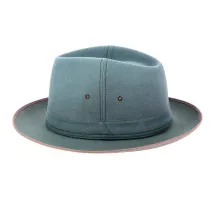 Chapeau Traveller Sylvain Coton Bleu - Crambes Reference : 13094 | Chapellerie Traclet
