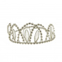 White Rhinestone Ceremony Tiara - Traclet