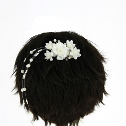 Small White Ceremony Comb - Traclet