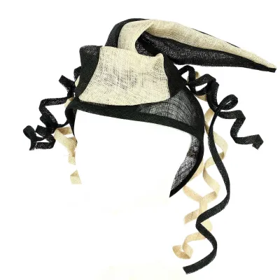 Urlutine Hat Black & Natural - Traclet Reference : 13157 | Traclet Hatmakers