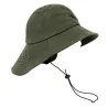 Bob Imperméable Coton Ciré Olive - Traclet Reference : 13140 | Chapellerie Traclet